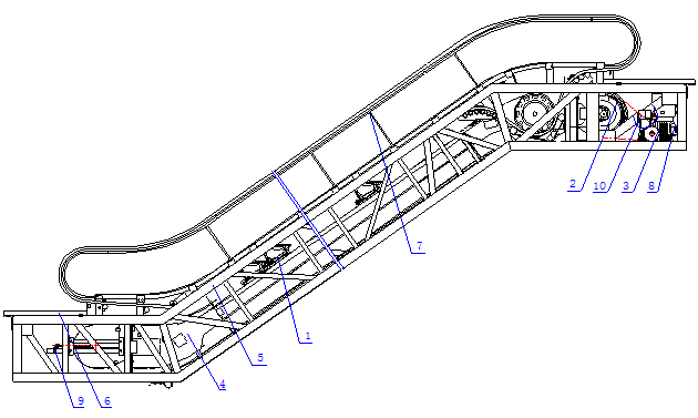 2017 FAST Brand Smooth escalator Indoor Two Way escalator