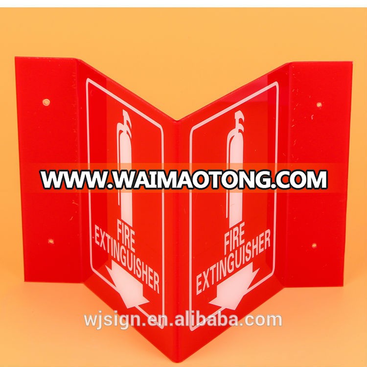 OEM Printing Cheap Plastic Custom Warning Notice Acrylic custom luggage tag