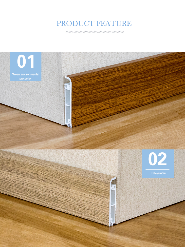 Different Types Of Baseboard Pvc Skirting Boards Cover China Supplier