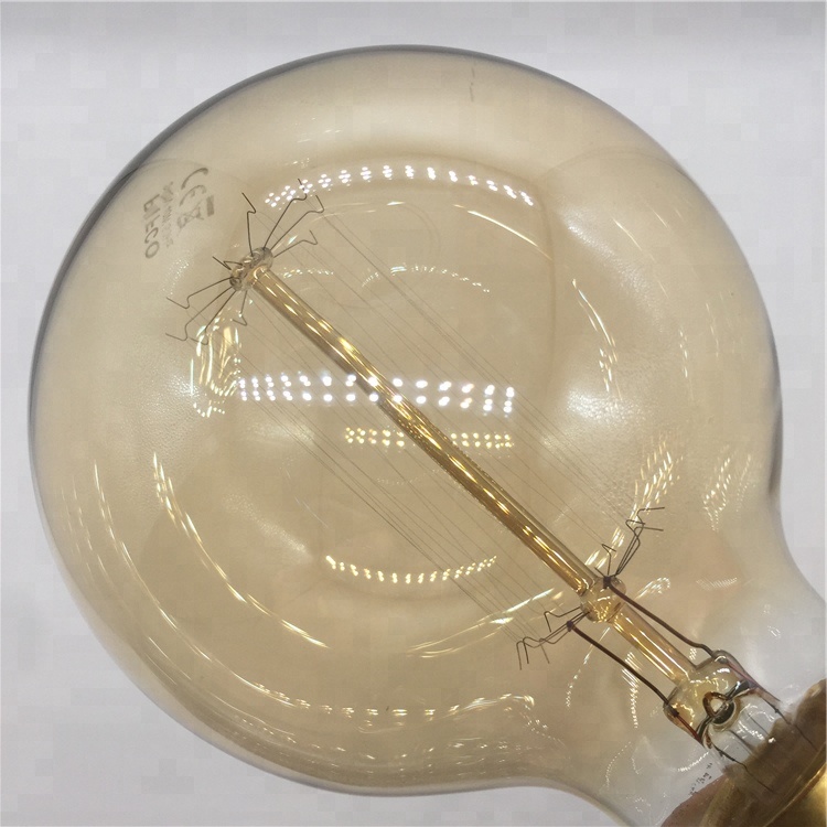 Incandescent Edison Lamp G95 Tungsten Filament Globe Vintage Bulb For Shopping Mall E27 E26 B22