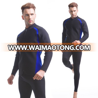 3mm semi-dry diving suit men's neoprene rubber body diving set