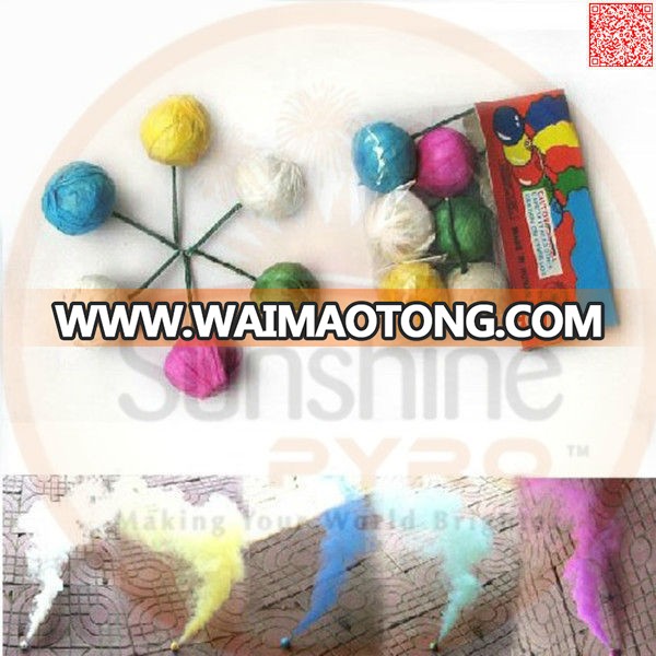 Consumer Outdoor Daytime Color Smoke Ball Fireworks