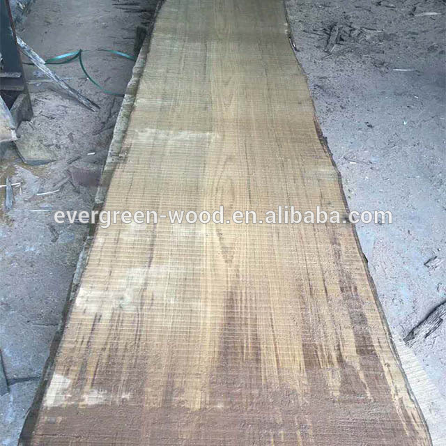 Solid wood slab dining tables Myanmar teak solid wood