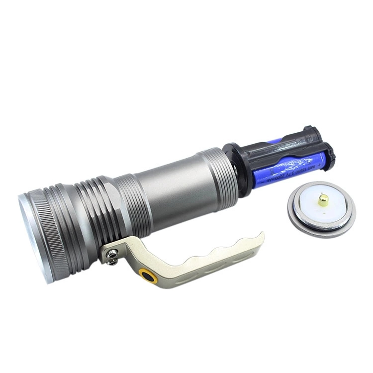 Super bright magnet aluminum handle flashlight with side COB