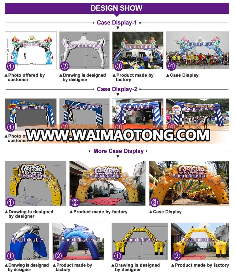 Brand new inflatable arch for promotional event with high quality