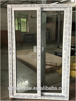 Conch brand pvc sliding glass window with grills and without grills for Southeast Asia