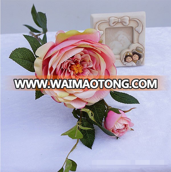 Best selling silk artificial rose flower for wedding