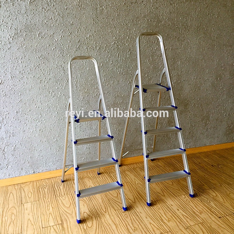 4 steps folding aluminum ladder