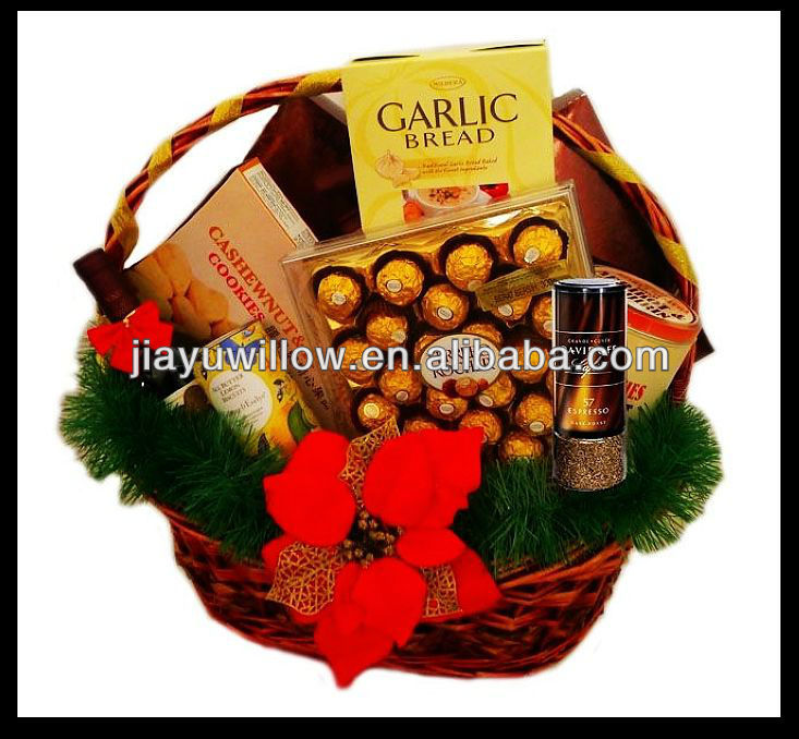 Small round willow easter egg Basket wholesale