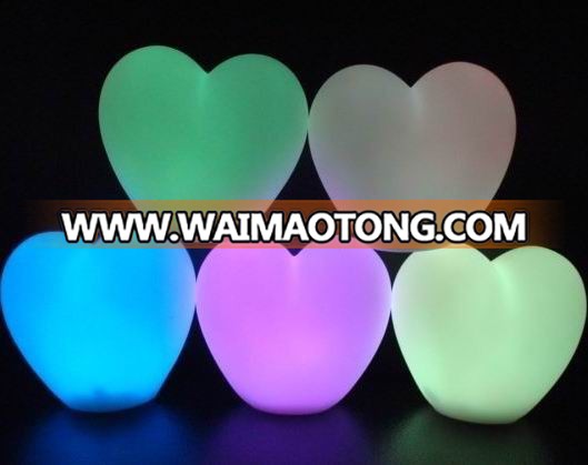 making Valentine's Day Gift Romantic 7 Colors Changing Led Night Light