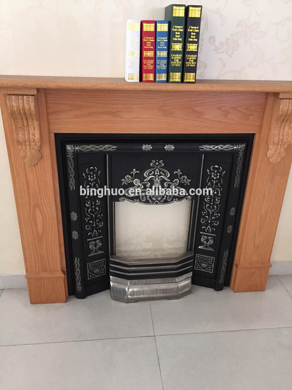 cast iron fireplace, insert fireplace