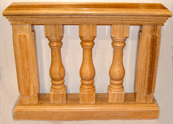 cream hand carved sandstone pillar balustrades