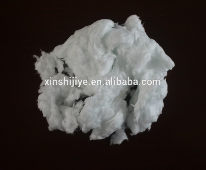 Fireproof material for building blowing glass wool