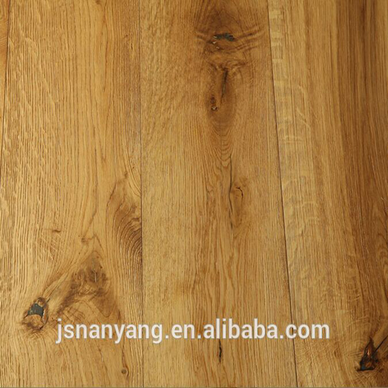 Reclaimed UV lacquered interlocking oak engineered wood flooring Factory for sale