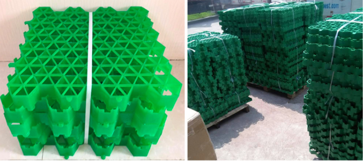 Plastic grass lawn paver for parking and driveway