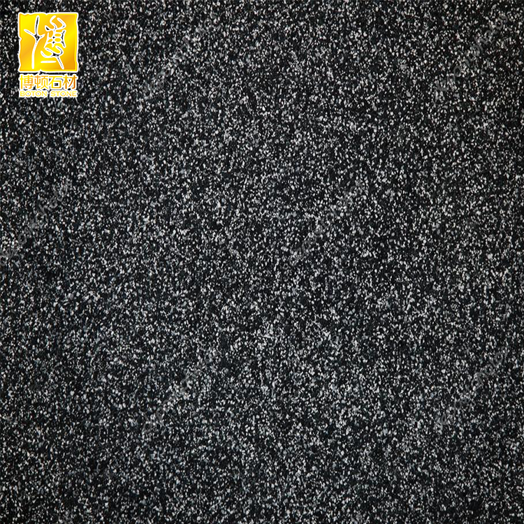 Dark black terrazzo floor tiles for hot sales