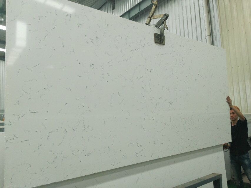 Aoli Stone Calacatta Artificial Quartz Stone Slab Factory