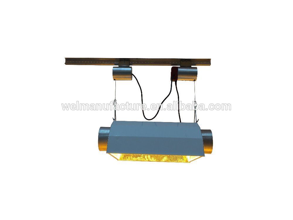 Remote control hydroponics lighting reflector hanger lifter