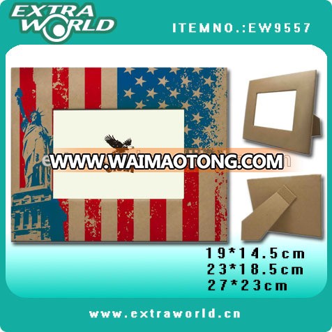 London travel souvenirs brown paper picture photo frame