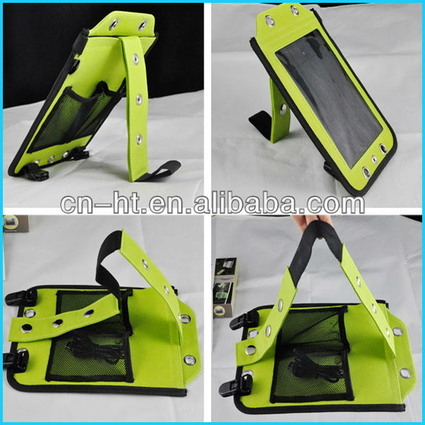 4 to 7w portable travelling mobile solar charger bag