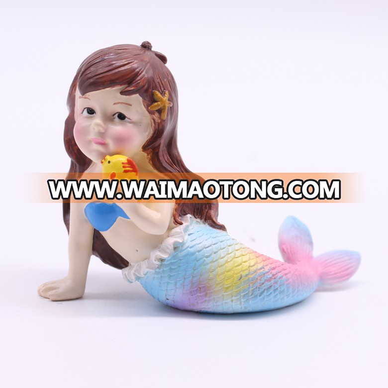 wholesale resin three little mermaids  statue for indoor decoration