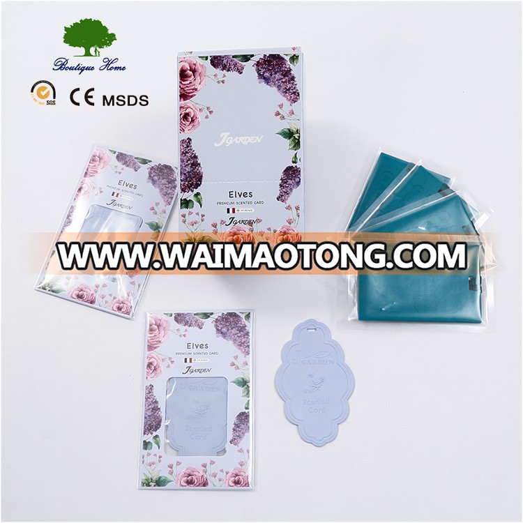 New Style Super Quality Diamond Shape Scented Aroma Plastic Cards For Sale