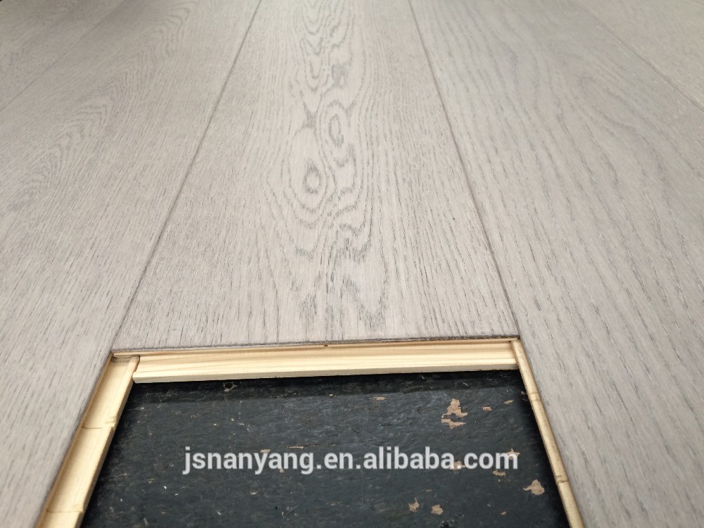 Grey Russia oak 2-layer engineered wood flooring