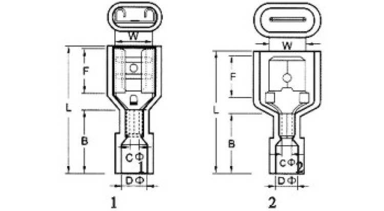 Haitai Electrical Parts FDFN/MDFN/FDFNA/MDFNA Male Female Full Insulated Terminal