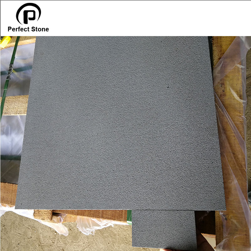 Polishing basalt stone grey with basalt tile price for sale