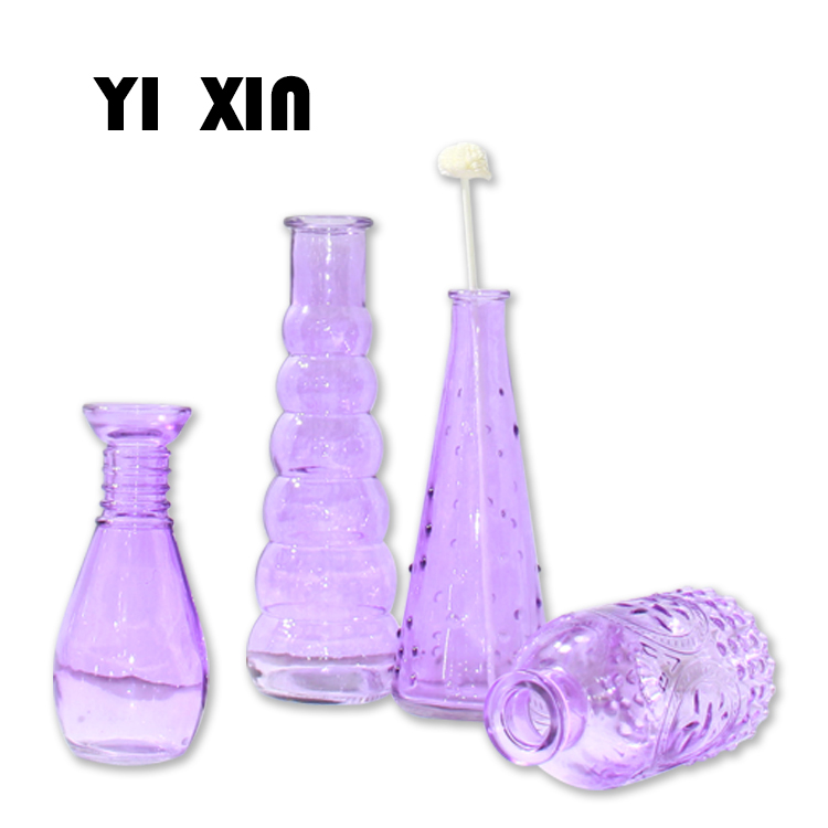 Wholesale Light Gray color frost spray glass vase