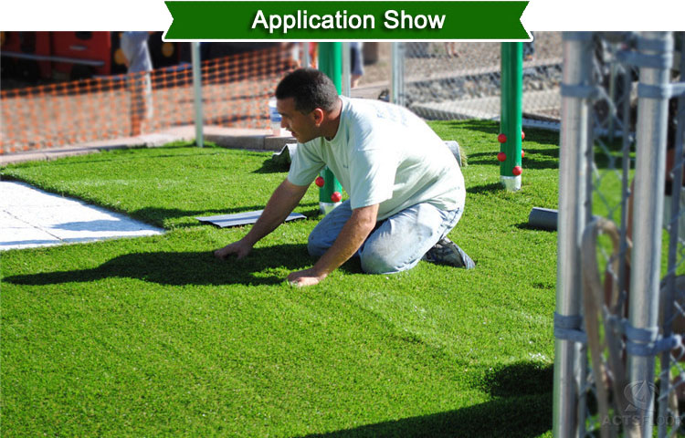 Outdoor Rubber Infill Grass Artificial for Football Grass Soccer Turf