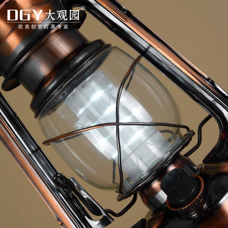 bedroom ceiling pendant Decorative glass light shade vintage electric led kerosene lamps