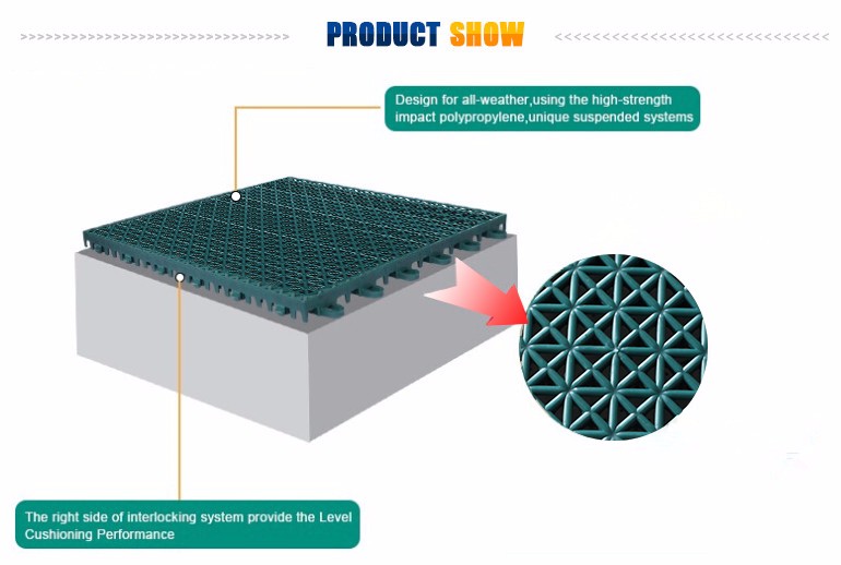 High Buffer Ability Flooring For Basketball Court Flooring Material