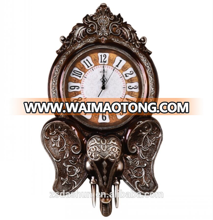 decorative flower shape wall clock