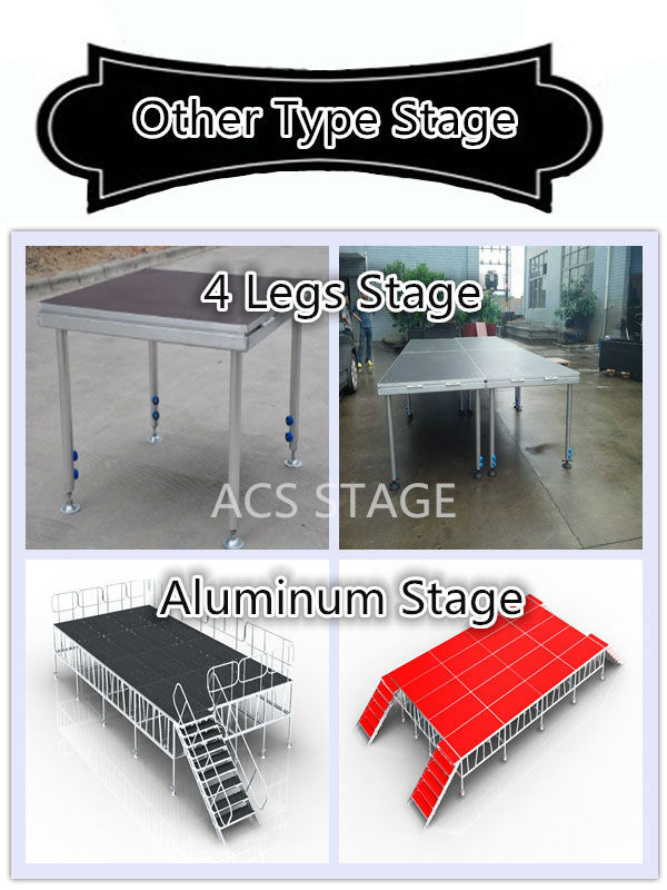 High quality aluminum portable event stage for sale