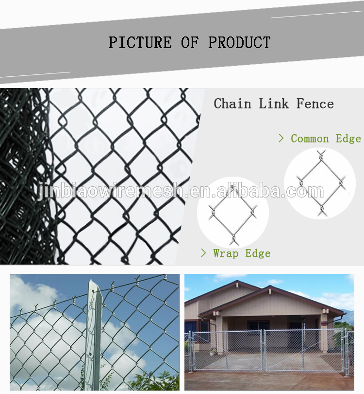 Factory direct supply excellent quality and cheap price chain link fence for playground