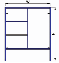 Hot sale in usa mason frame scaffolding