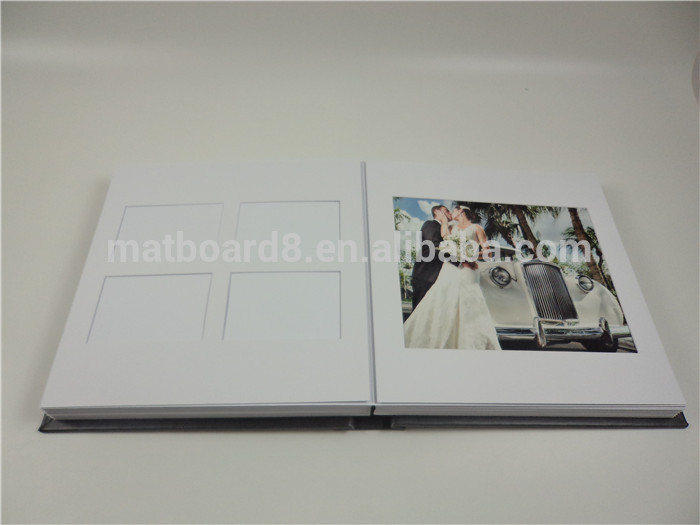 12"x12"High quality handmade portrait photo album cover in leather, fabric or linen wholesale