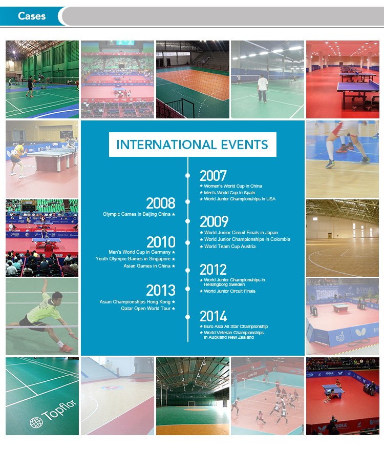 Indoor volleyball court pvc sports flooring for sale pvc flooring prices