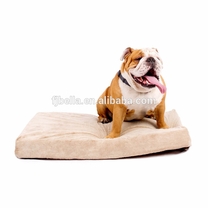 Waterproof Memory Foam Dog Bed Soft Pet Cushion With Removable Cover