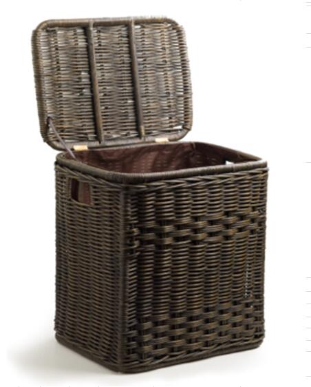 rattan stackable grey storage boxes basket all size