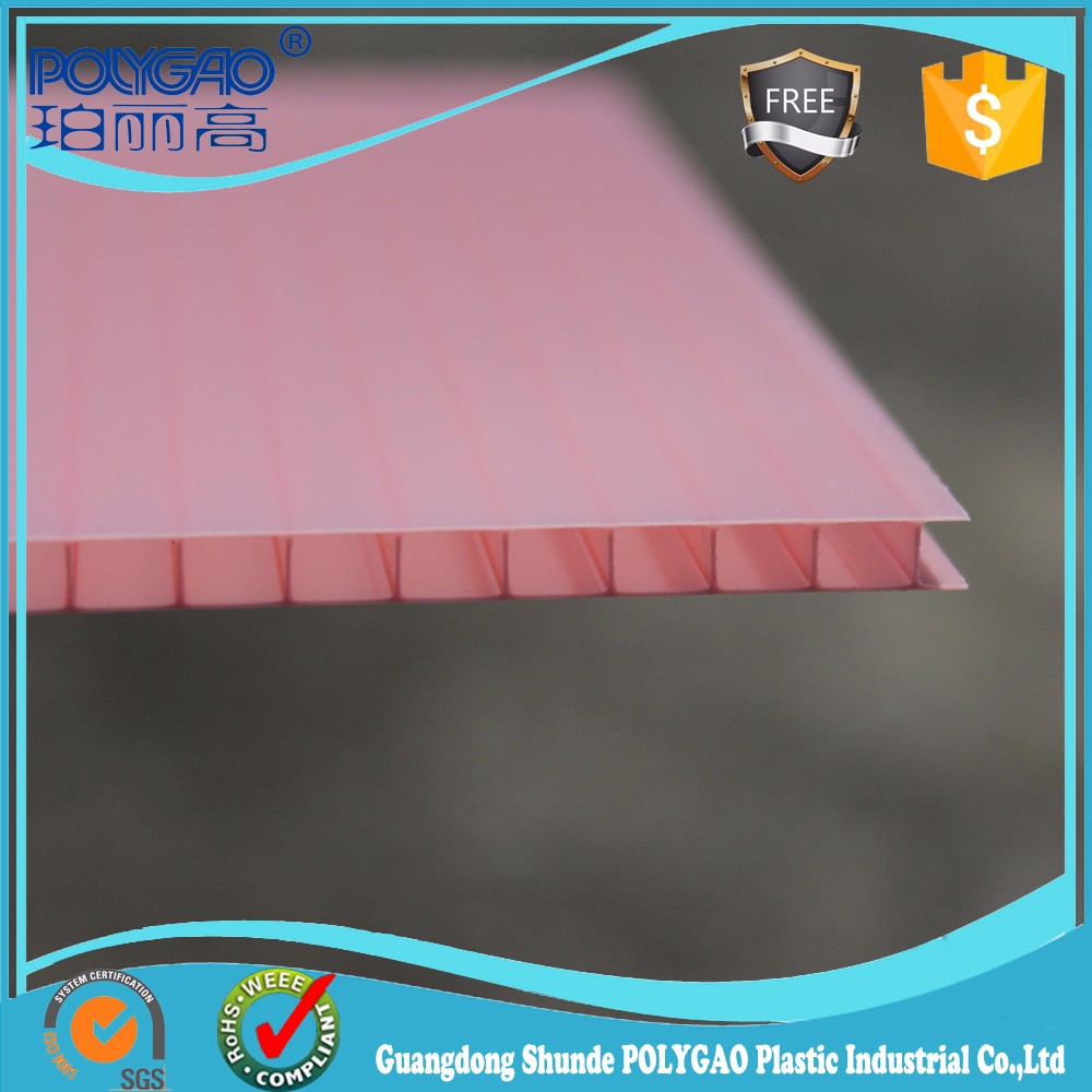 Danpalon pc twin wal hollow roofing plastic sheet