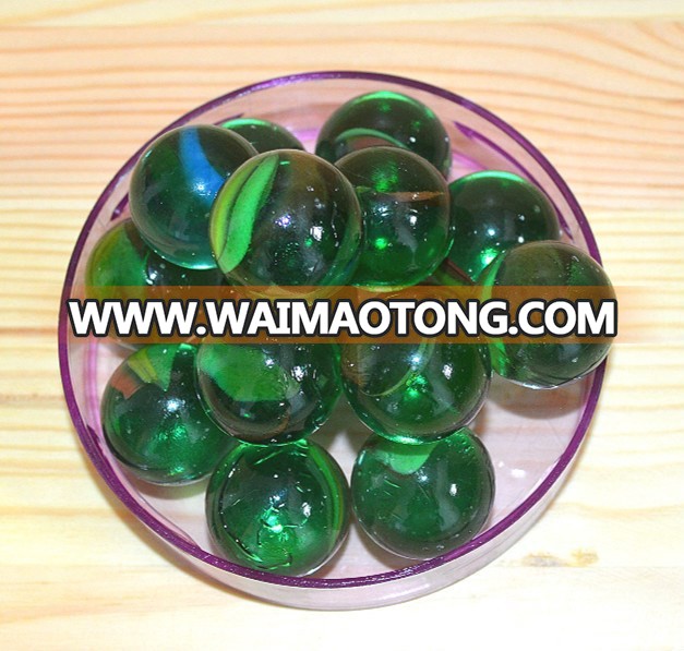 Customizable SenSheng Brand 25mm top glass small size clear checkers glass ball