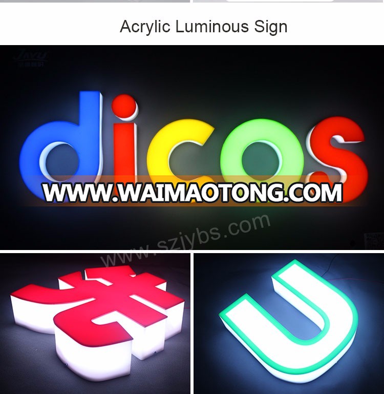 High quality double sides lighting commercial exterior led module sign box