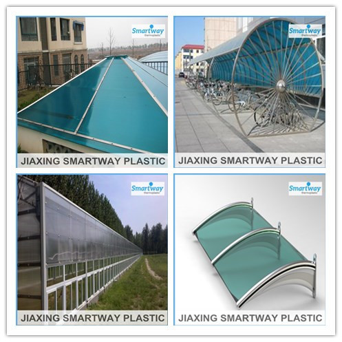 Lexan solid 6mm polycarbonate sheet for awning