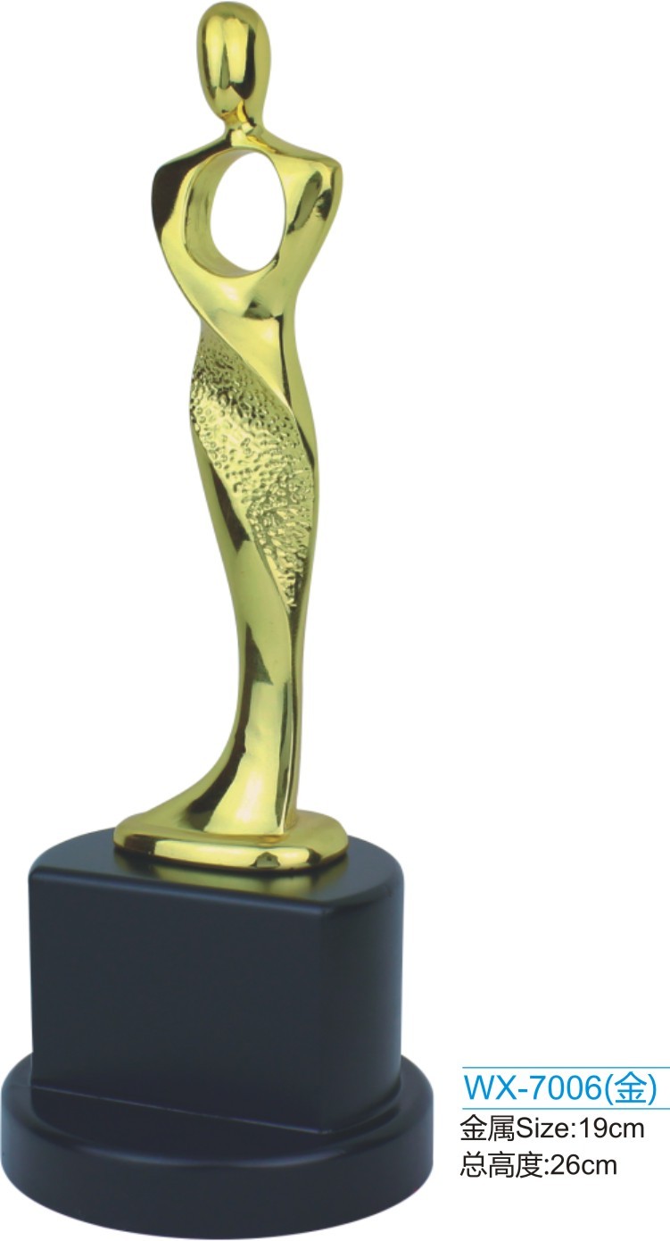 [Factory Direct Sales] Metal Oscar Trophy dancing girls