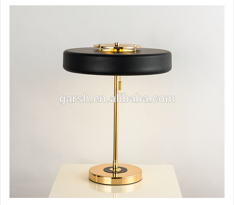 Luxury Hotel Lighting Modern Bedside Table Lamp for Guest Room