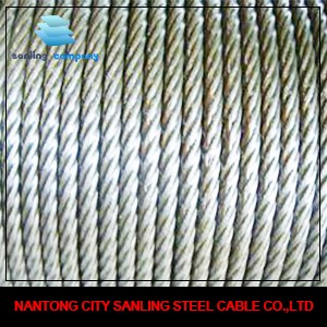 6*37+FC High Tension Strength Steel Wire Rope