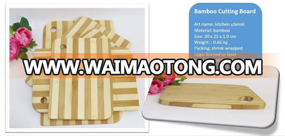 Eco-Friendly wholesale nonslip kitchen meat bamboo cutting board with scale