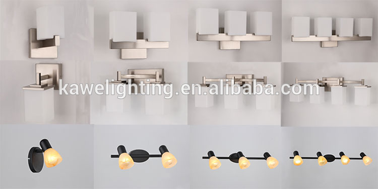 2017 hot sales project Wall Sconce In bruch nickel UL ETL listed Zhongshan Factory